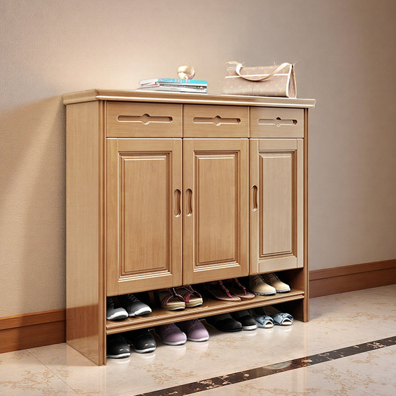 Practical home storage shoe cabinet, Burlywood