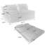 Canapé-lit pliable en velours côtelé avec 2 coussins Boneless-1501097776