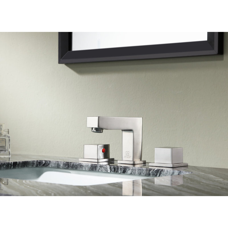 Bonette Widespread 2-handle Bathroom Faucet, Brushed Nickel