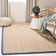 Auckland Natural/Blue Area Rug