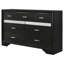 Commode 9 tiroirs Annie noire-888774589