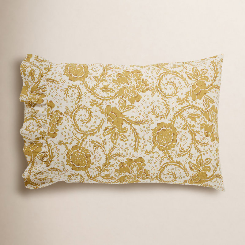 Housse de coussin en coton 100% coton à densité de tissage 52 fils Tokay Ayda, Standard