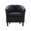 Fauteuil demi-tonneau en cuir 28 po Seldon-1913726885