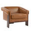 Chaise d'appoint Mid-Century moderne, chaise confortable-1925329283