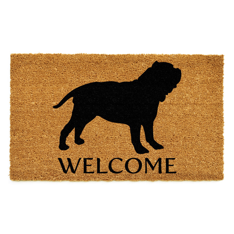 Tapis d'entrée antidérapant Neapolitan Mastiff, l 24 po x L 36 po