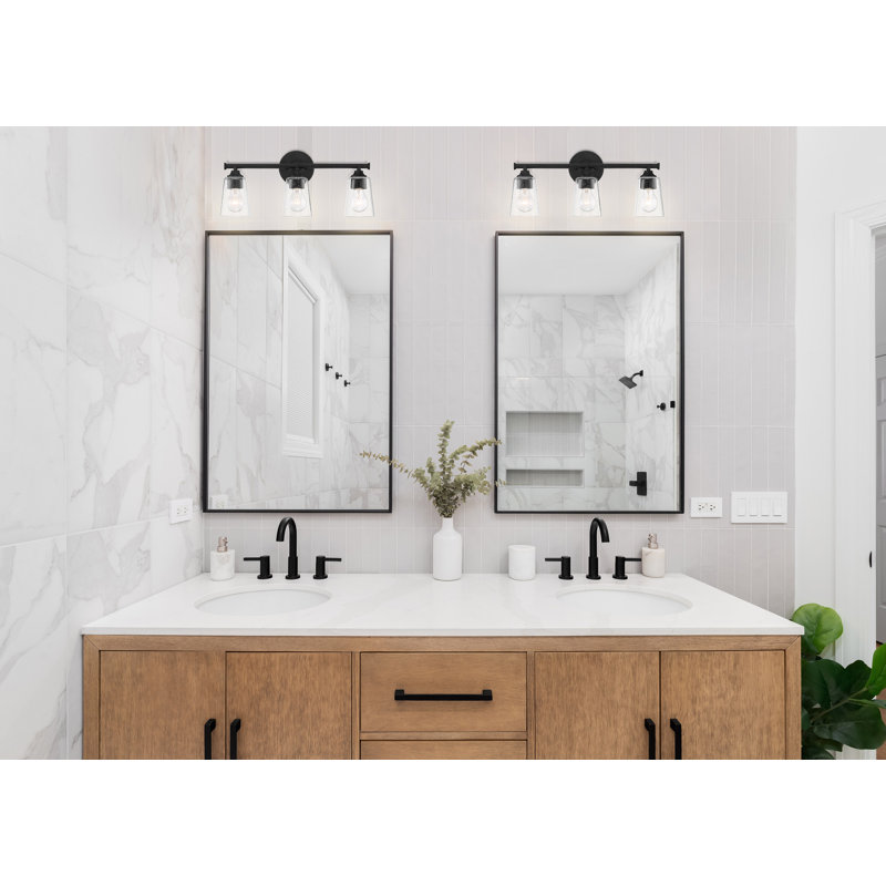 Weccacoe 3 - Light Dimmable Vanity Light, Matte Black