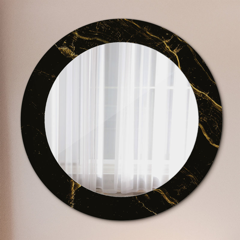 Huldar Glass Flat Wall Mirror, 60cm H x 60cm W