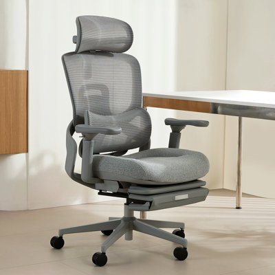 Ergonomic  Office Chair with Footrest,Adjustable Back Height Swivel Chair