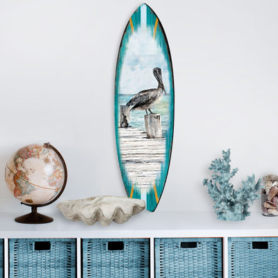 Décoration murale Pelican Surfboard