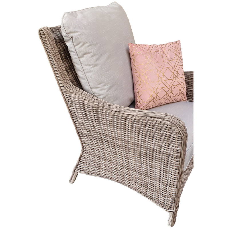 Bauerle 4 Seater Rattan Sofa Set