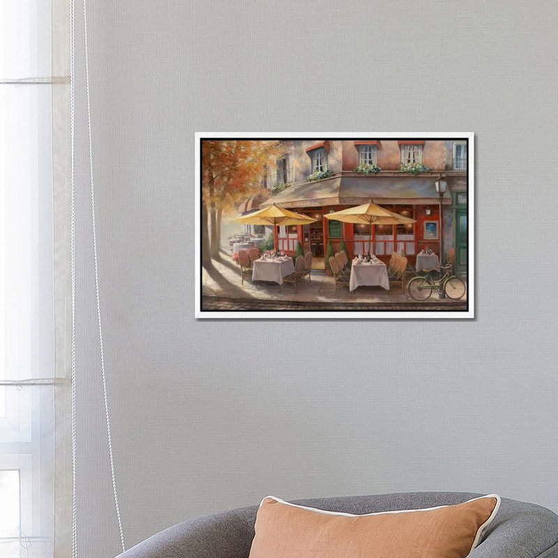 Le Petit Chatlet by T.C. Chiu - Gallery-Wrapped Canvas Giclée on Canvas, 66.04 cm H x 45.72 cm W, White Floater Framed