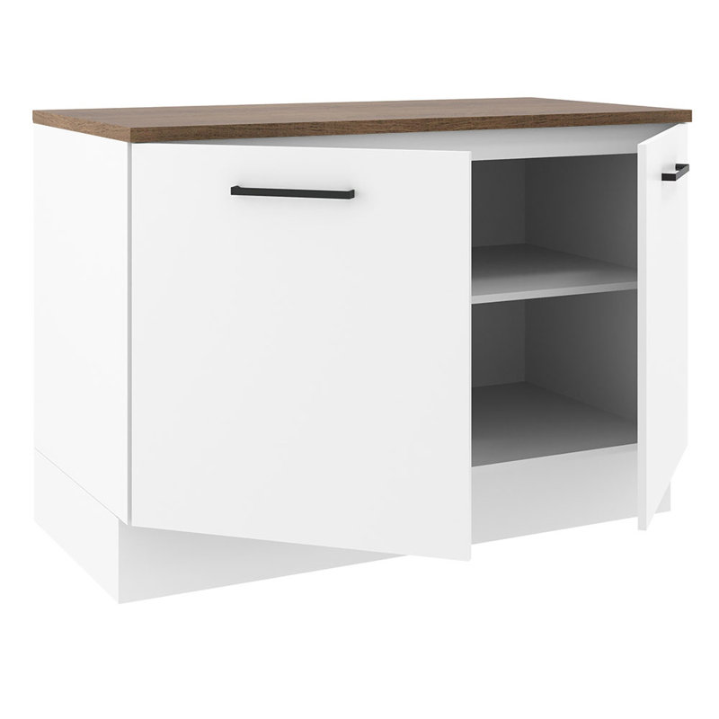 Armoire de cuisine avec pieds réglables et compartiments internes Madesa Hazel
