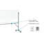 Ghent Yes Freestanding Metal Whiteboard-11138750