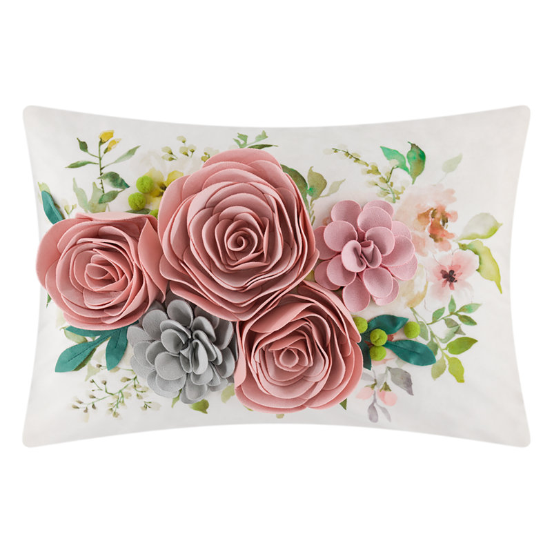  Housse de coussin rectangulaire en velours