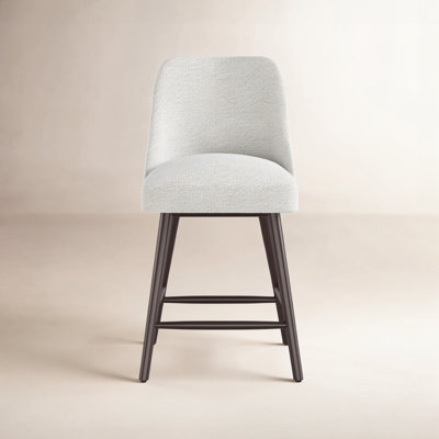 Gallie Upholstered Counter Stool with Solid Wood Frame