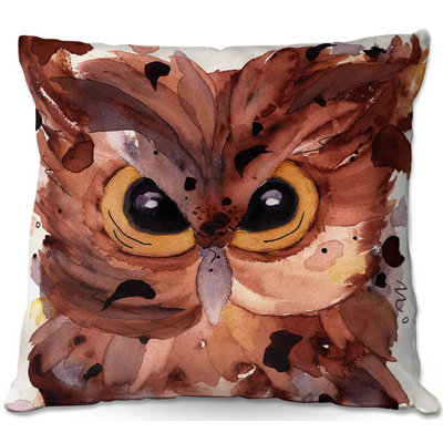 Coussin décoratif hibou canapé petit duc