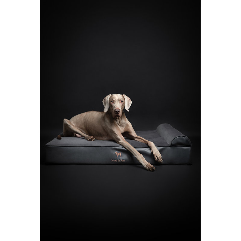  Lit orthopédique pour chien géant XXL, mousse viscoélastique infusée de gel rafraîchissant, imperméable, lavable à la machine, avec housse intérieure (similicuir)