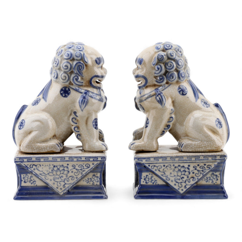Animals Figurines & Sculptures, Cream, 7.5" H x 3.25" W x 4.5" D