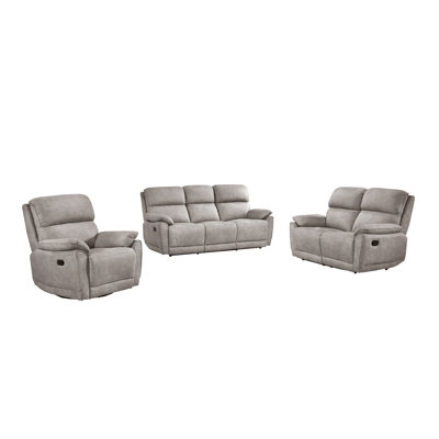 Fauteuil inclinable oscillant, taupe