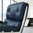 Mid Back Genuine Leather Executive Office Chair With Aluminum Frame, Swivel Computer Desk Chair-29114054