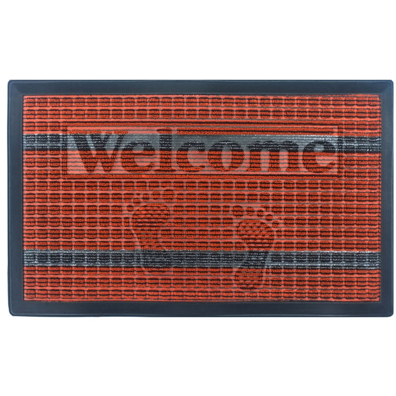 Non-Slip Striped Outdoor Doormat