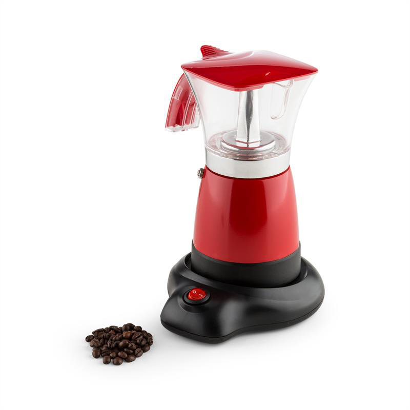 OneConcept Stovetop Espresso Maker, Red