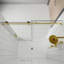 Porte de douche coulissante sans cadre Serenity 56''-60''L x 76''H avec verre clair de 3/8" (10 mm) chromé-136279028-97146947