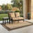 Monterey 55.51'' Wide Aluminum Loveseat with Sunbrella® Cushions-98127839