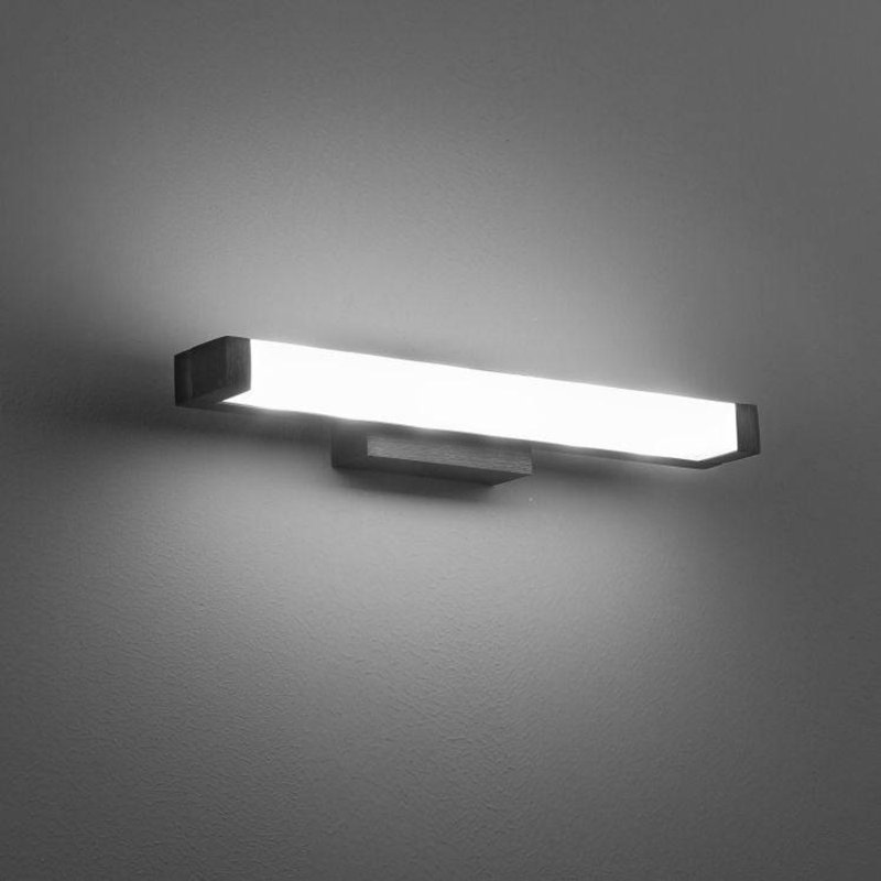 UltraBeam 6 Watt Black Bathroom Mirror Light - 420 Lumen Output - 3000k Warm White - 320mm Wide