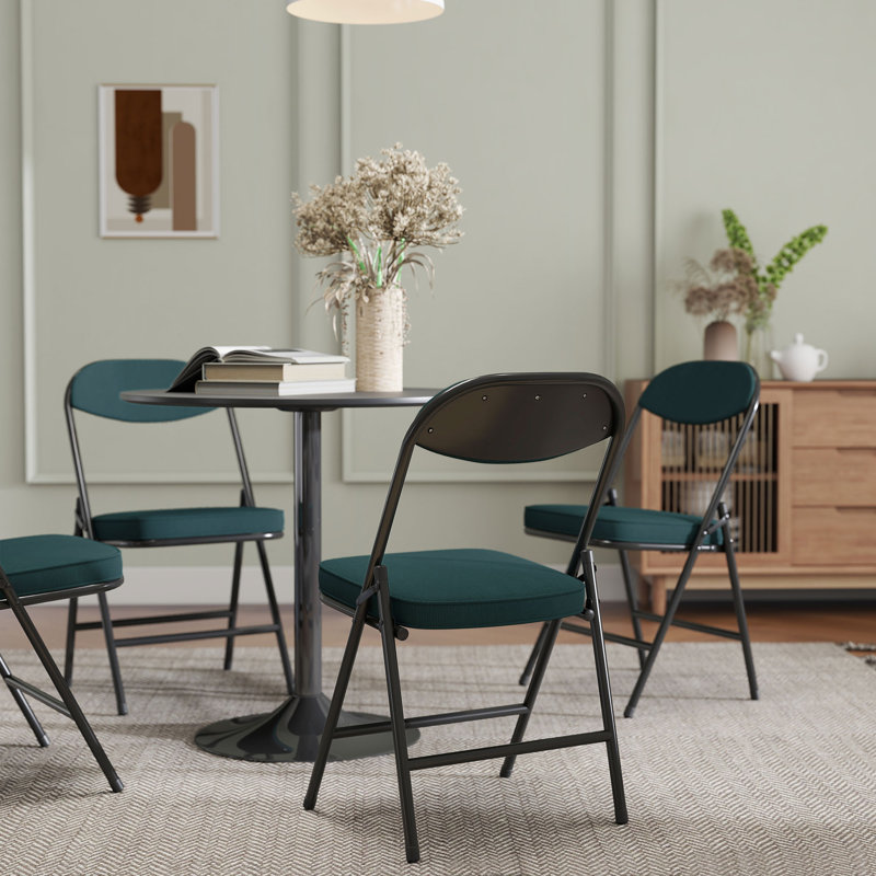 Office Folding Chairs Set of 4