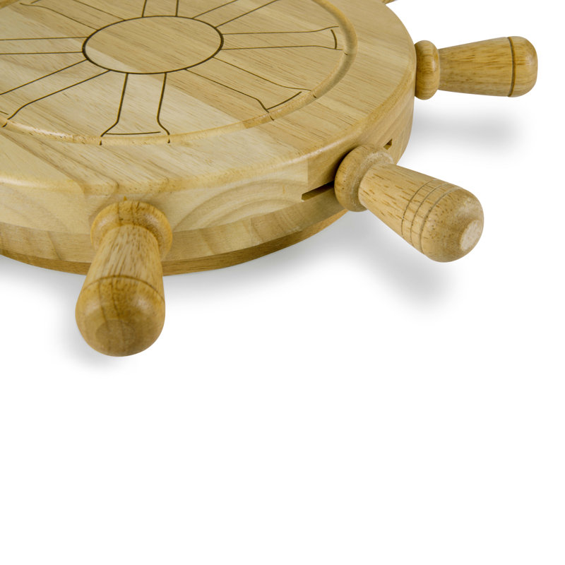 Mariner Lazy Susan Cheese Cutting Board & Tools Set Ensor