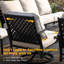 Chaise de patio avec coussins Balderston-1453011191
