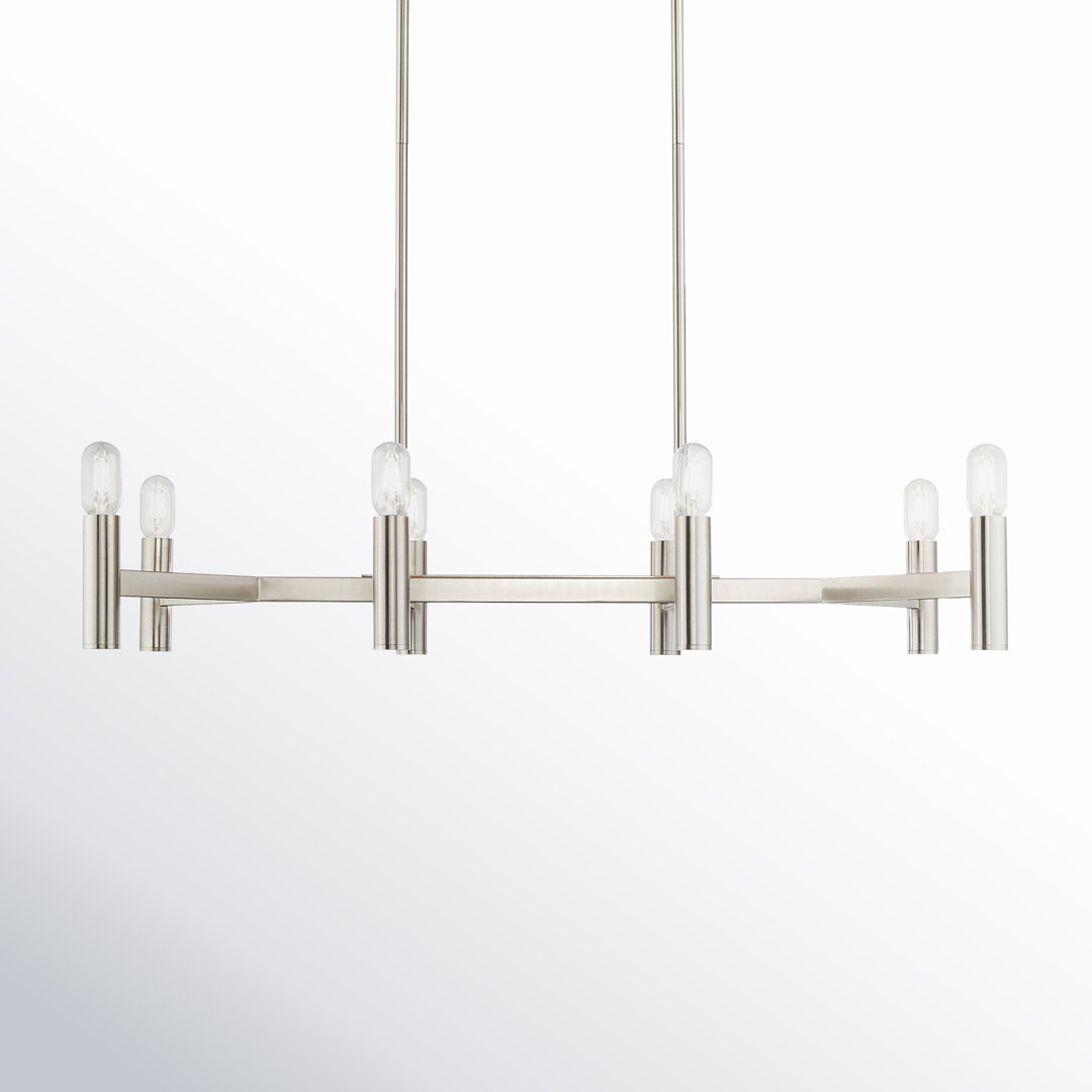 Martella 8 - Light Kitchen Island Square / Rectangle Chandelier AllModern 