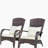 Patio Chair with Cushions(Beige Cushion)