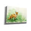 Toile épique Graffiti «Curious Fox - Floodwall» par Anika Goodhue, 60 po x 40 po