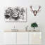 Rose Rodion Kutsaev Watercolour - Wrapped Canvas-56657061