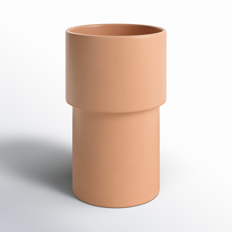 Vase de table en céramique Parma, H 11,5 po x l 7 po x P 7 po