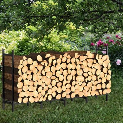Petua 61.38'' W Metal Log Rack
