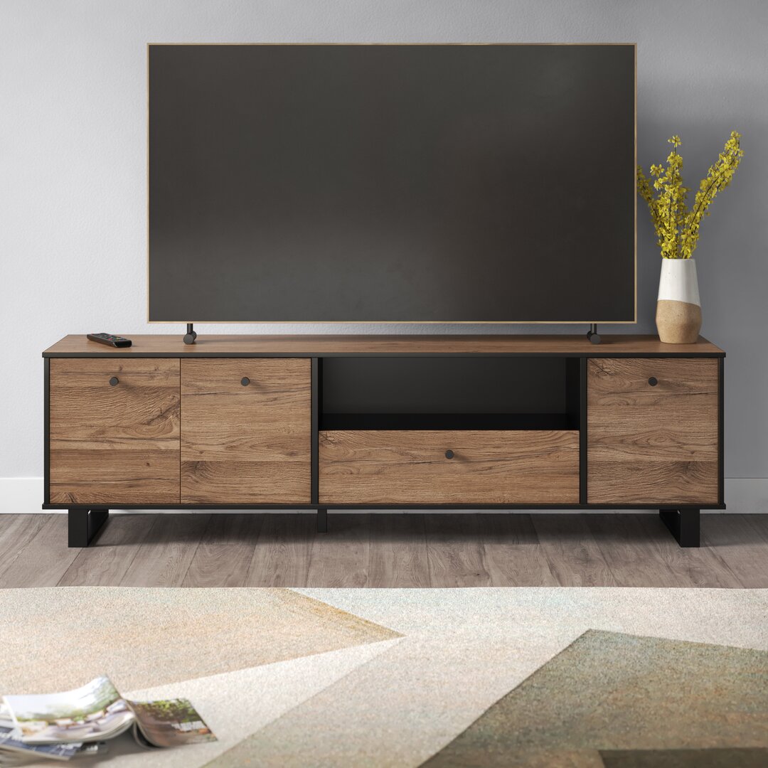 Idlewild TV Stand for TVs up to 78" black,brown