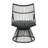 ELAINE High-Back Wicker Chair with Durable Polyethylene Rattan, Perfect for Comfortable and Stylish Outdoor Seating
