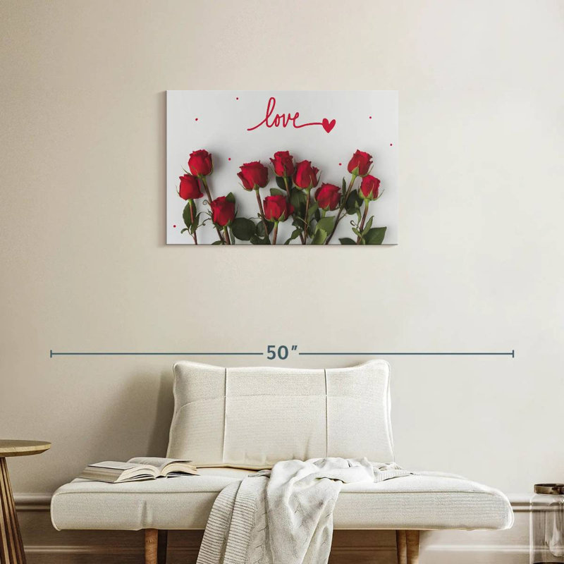 Harnek Love Red Roses, H 20 po x l 30 po