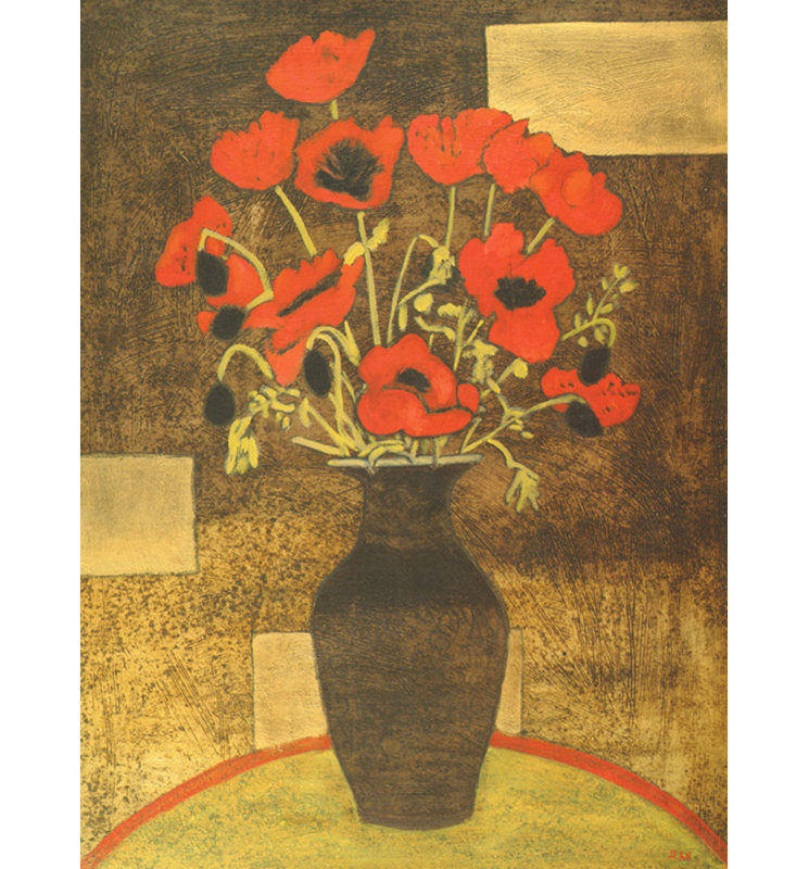 Oriental Poppies, 24" H x 18" W