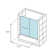Fluence 59.63" x 58.31" Bypass Bath Door with CleanCoat® Technology