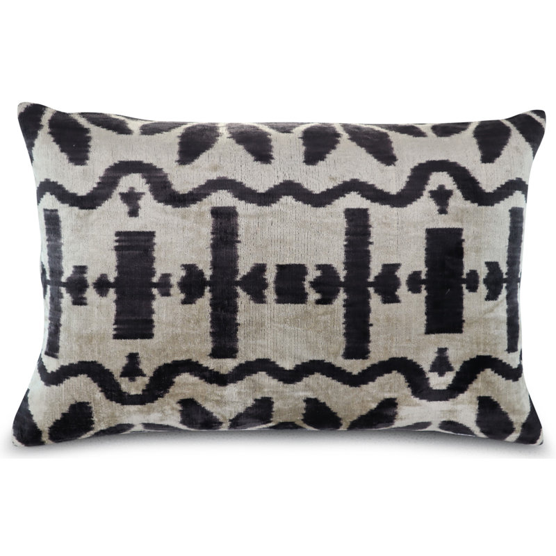 Geometric Velvet Throw Pillow