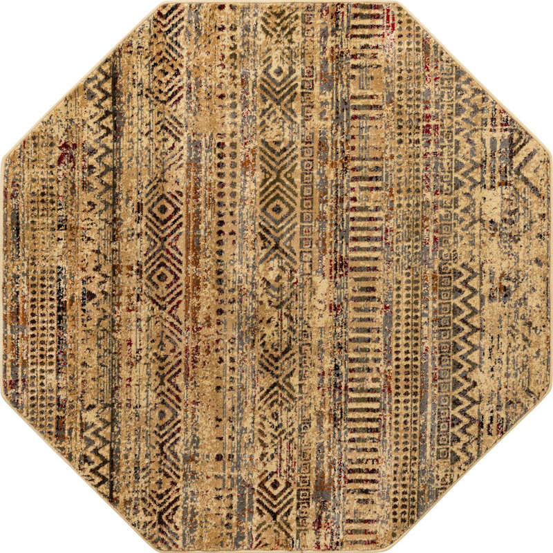 Blakely Geometric Indoor Rug, Octagon 5'3" x 5'3"
