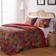 Jewel Boho Patchwork Print Quilt Set with Throw Pillows