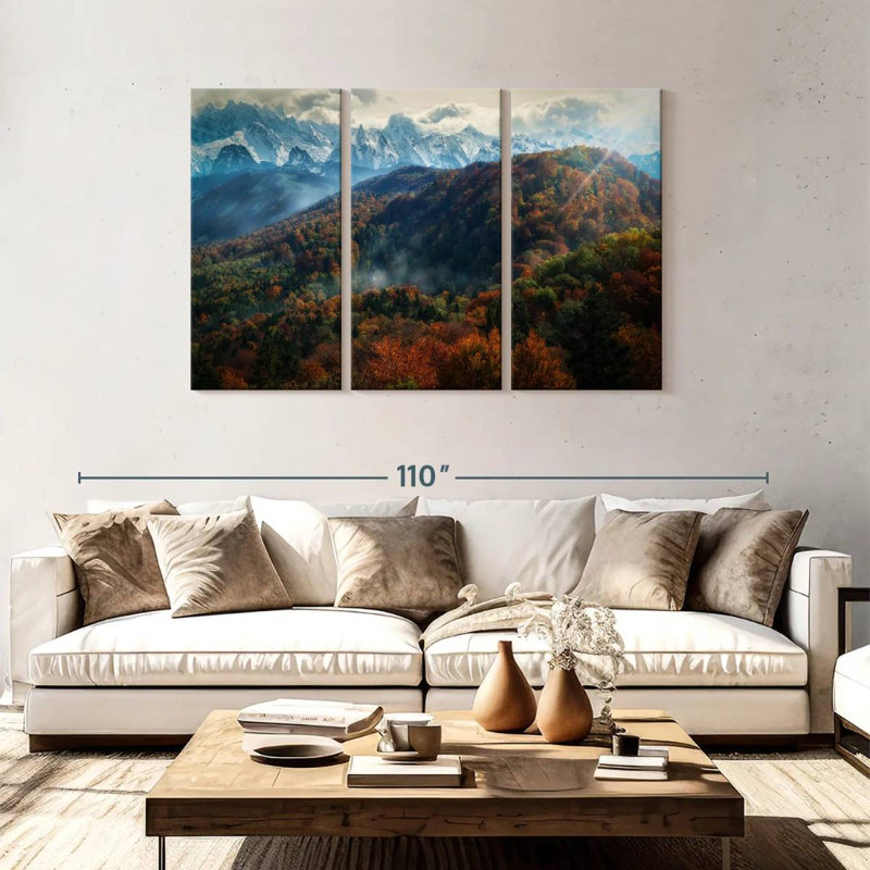 Alvord, automne dans les Alpes, H 48 po x l 74 po