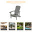 Bernhardine Hips Weather Resistant Adirondack Chair-962246183