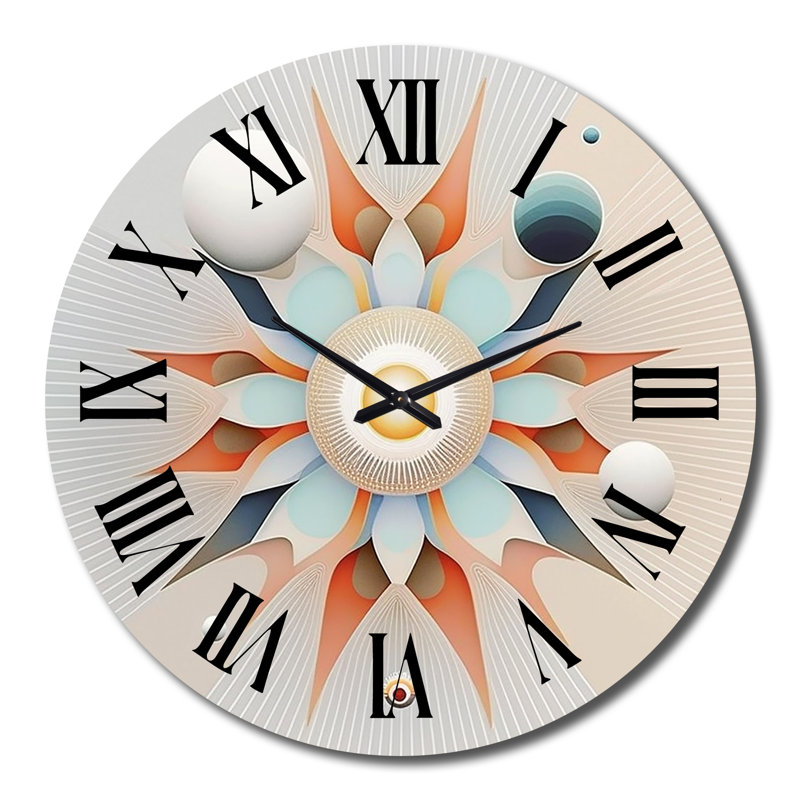 Horloge murale en métal, Grand