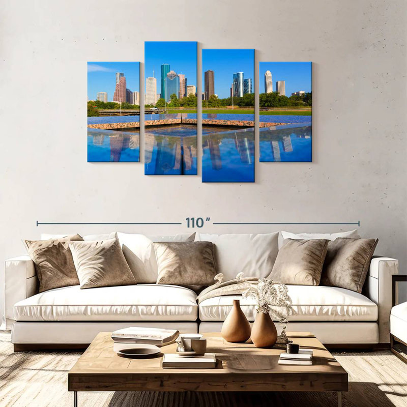 Reflet de l'horizon de Sirci Houston, H 48 po x l 75 po